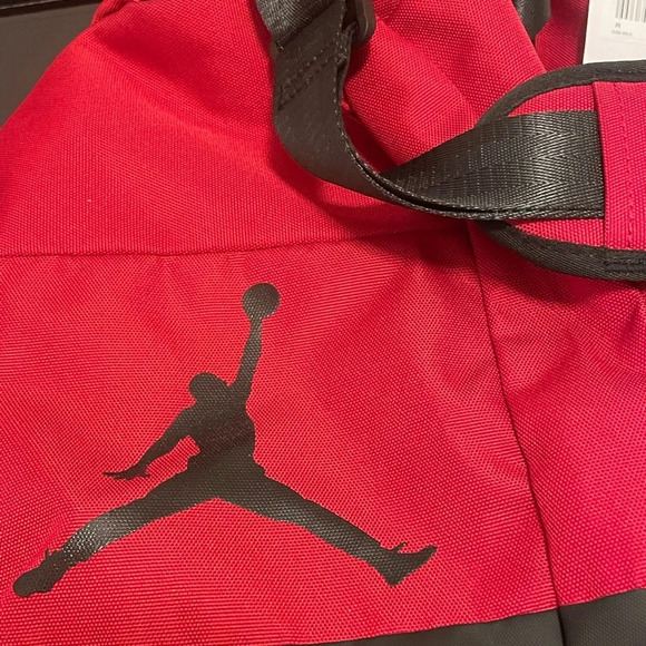 JORDAN Jumpman Sport Duffle Bag in Gym Red - Picture 10 of 15